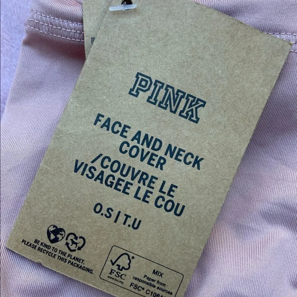 NWT neck gaiter from pink by Victoria’s Secret.